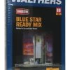 HO Blue Star Ready Mix Plant -Toy Model Shop 09330000003086 pkg 40015