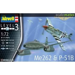 Revell 1/72 Me262 And P51B Combat Set Model Set -Toy Model Shop 1260336 14477 53 pristine