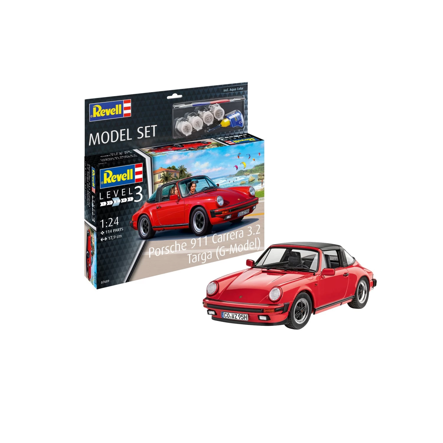 REVELL MODEL SET PORSCHE G MODELL 3 REVELL MODEL SET PORSCHE G MODELL