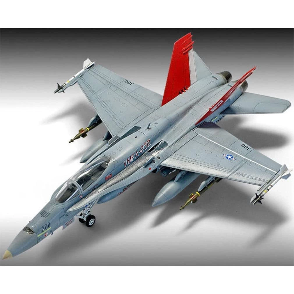 Academy 12520 1/72 USMC F/A 18A+ VMFA232 Red Devils Le Plastic Model Kit With Australian Decals 6 Academy 12520 1/72 USMC F/A 18A+ VMFA232 Red Devils Le Plastic Model Kit With Australian Decals - Image 4