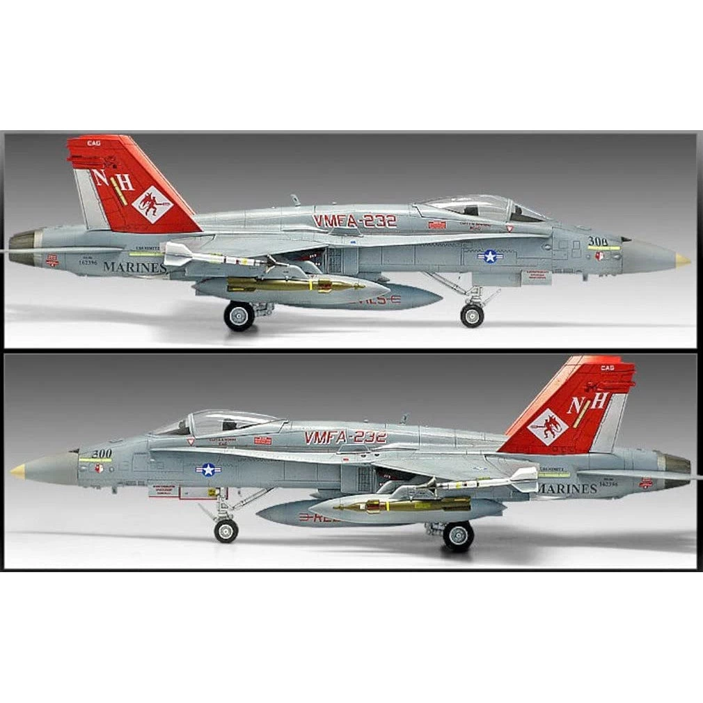 Academy 12520 1/72 USMC F/A 18A+ VMFA232 Red Devils Le Plastic Model Kit With Australian Decals 7 Academy 12520 1/72 USMC F/A 18A+ VMFA232 Red Devils Le Plastic Model Kit With Australian Decals - Image 5