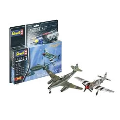 Revell 1/72 Me262 And P51B Combat Set Model Set -Toy Model Shop 63711