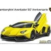Aoshima 1/24 Lamborghini Aventador 50 ANNIVERSARIO -Toy Model Shop A005982