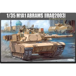 Academy 13202 1/35 M1A1 Abrams Iraq 2003 Plastic Model Kit With Australian Decals