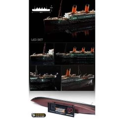 Academy 14220 1/700 R.M.S. Titanic + LED Set MCP Plastic Model Kit -Toy Model Shop AC14220 1