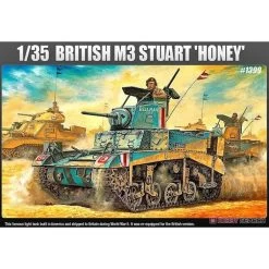 Academy 13270 1/35 British M3 Stuart Honey Plastic Model Kit -Toy Model Shop ACADEMY AC13270 1 35 British M3 Stuart Honey Assembled model kit jpg Q90 jpg
