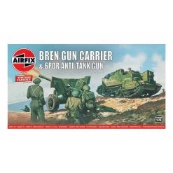 Airfix 176 Bren Gun Carrier And 6pdr AntiTank Gun