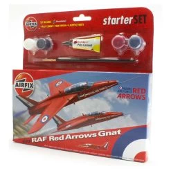 Airfix 1/72 RAF Red Arrows Gnat Starter Set -Toy Model Shop AF55105
