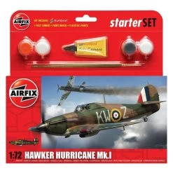 Airfix 1/72 Hawker Hurricane Mk.I Starter Set