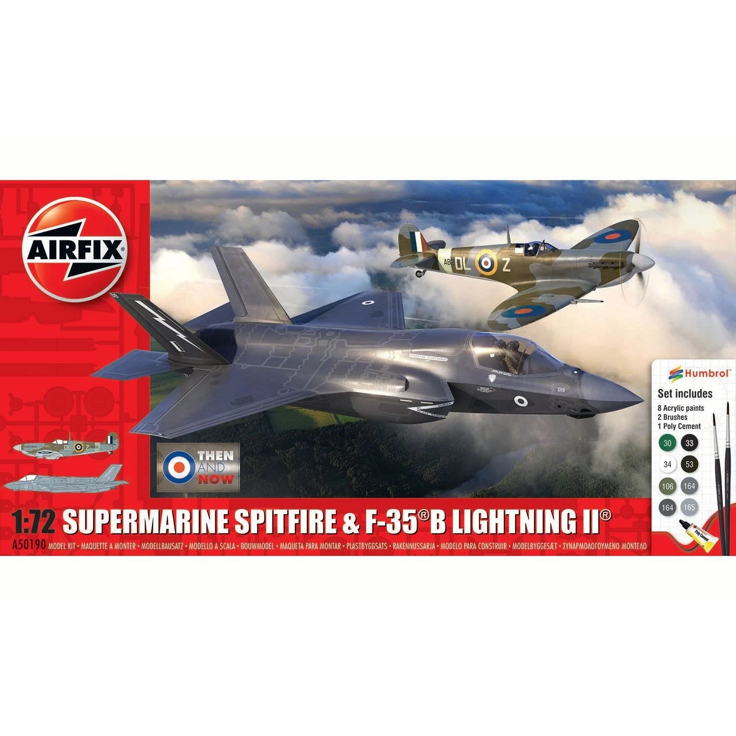 Airfix 1/72 Then And Now Spitfire MK.VC & F-35B Lightning II 5 Airfix 1/72 Then And Now Spitfire MK.VC & F-35B Lightning II - Image 3