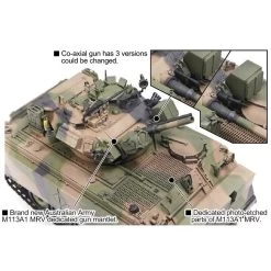 AFV Club 1/35 M113A1 MRV Plastic Model Kit "Aus Decals" 2023 New Tooling -Toy Model Shop AFV35023 4
