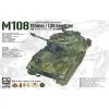 AFV Club AF35108 1/35 105mm/L30 Howitze M108 U.S. SelfPropelled Howitze AUS DECAL Plastic Model Ki -Toy Model Shop AFV35108