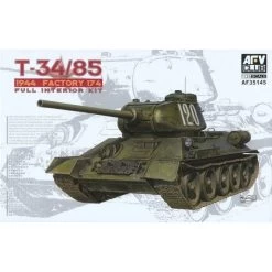 AFV Club AF35145 T34/85 Model 174 Factory Full Interior Kit Plastic Model Kit