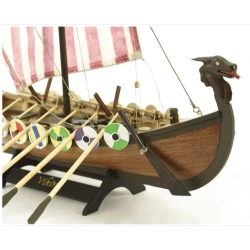 19001 1/75 Viking Ship Wooden Ship Model 8 19001 1/75 Viking Ship Wooden Ship Model - Image 7
