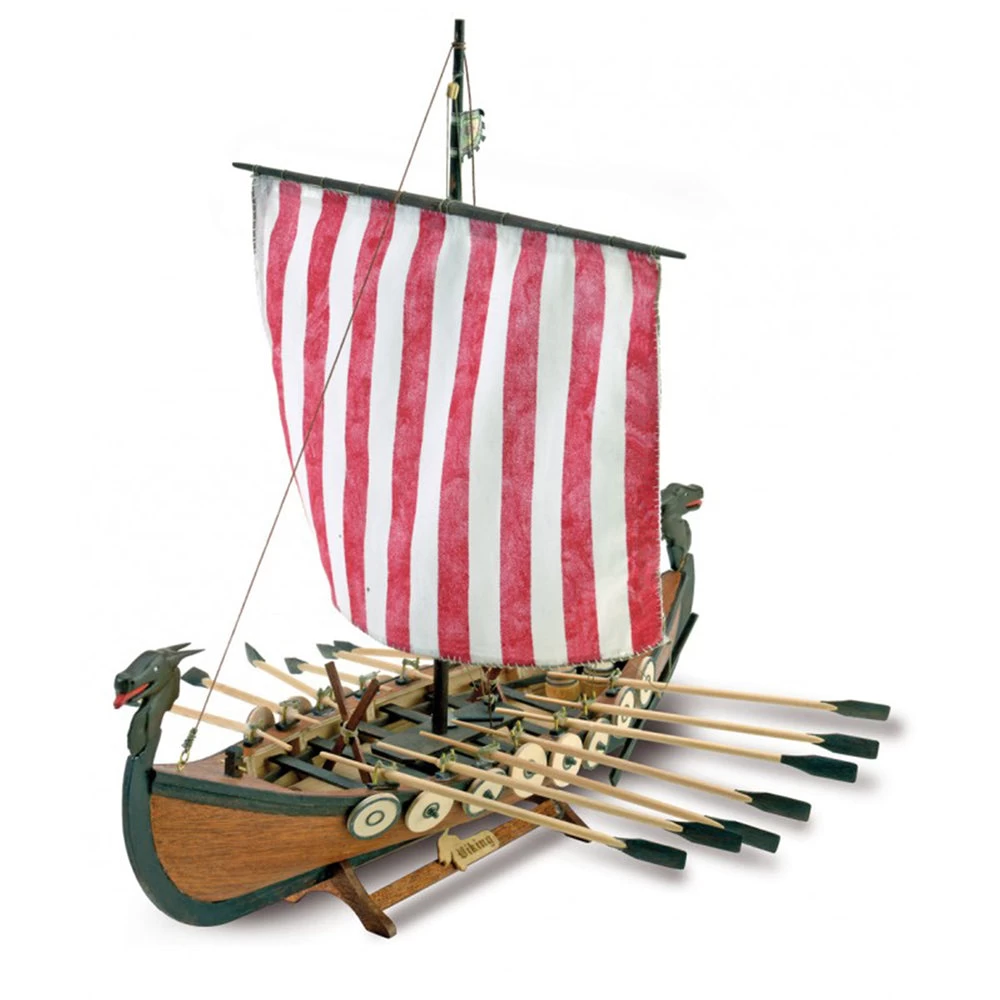 19001 1/75 Viking Ship Wooden Ship Model 3 19001 1/75 Viking Ship Wooden Ship Model - Image 2
