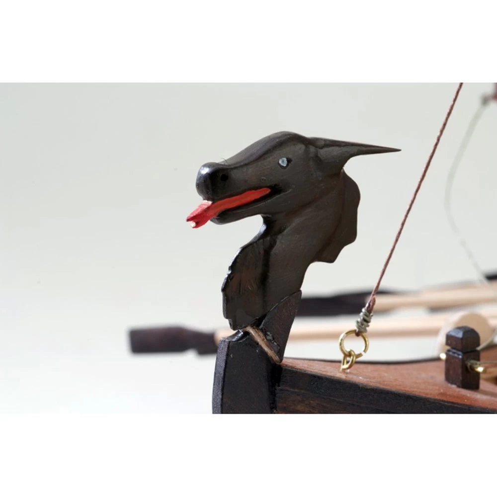 19001 1/75 Viking Ship Wooden Ship Model 7 19001 1/75 Viking Ship Wooden Ship Model - Image 6