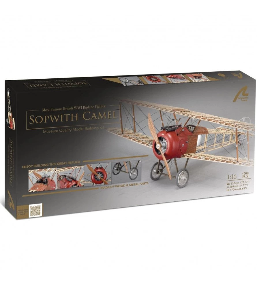 1/16 Sopwith Camel Wooden Model Kit 12 1/16 Sopwith Camel Wooden Model Kit - Image 10