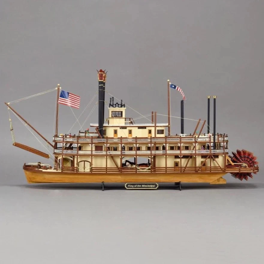 20515 1/80 King Of The Mississippi 2021 Wooden Ship Model 6 20515 1/80 King Of The Mississippi 2021 Wooden Ship Model - Image 4