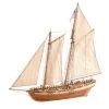 22115 1/41 Virginia American Schoon Wooden Ship Model Kit -Toy Model Shop ART22115 1