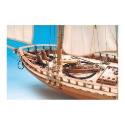 22115 1/41 Virginia American Schoon Wooden Ship Model Kit -Toy Model Shop ART22115 4