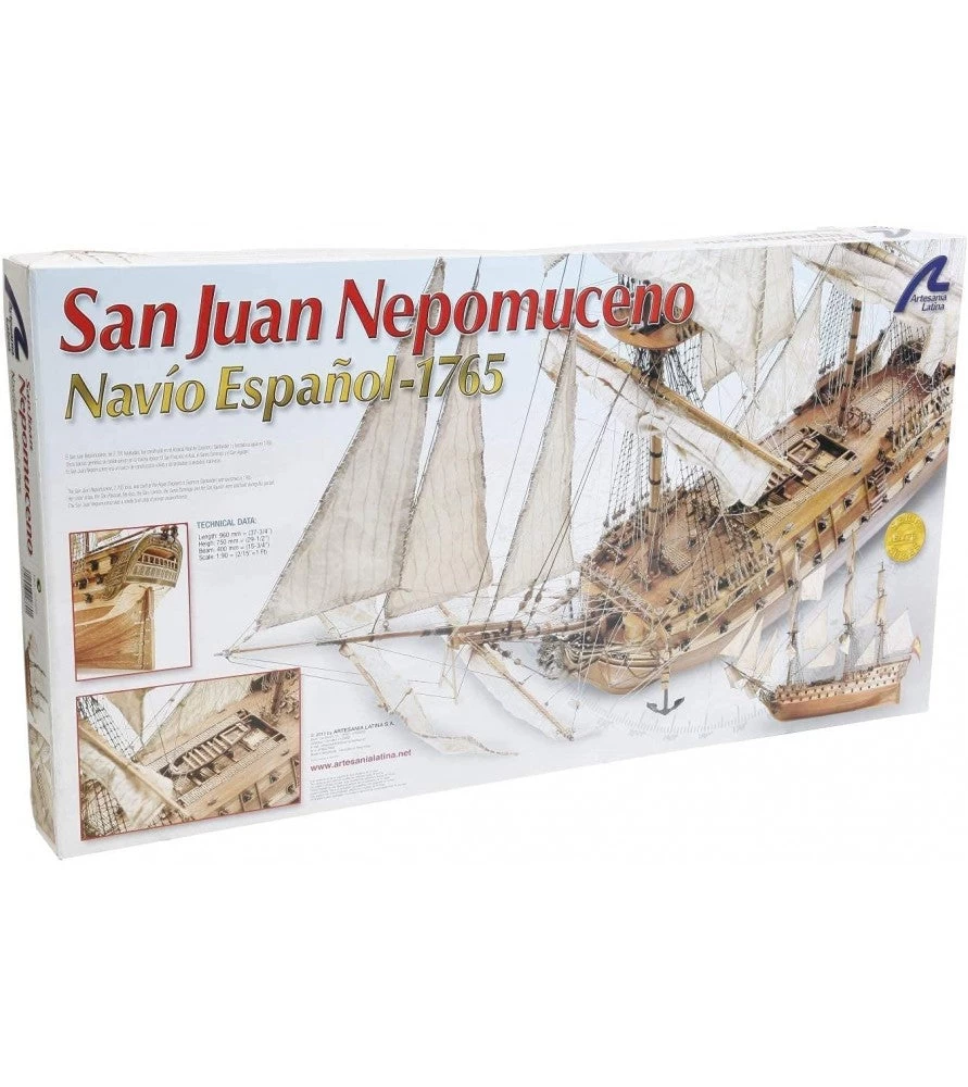 1/90 San Juan Nepomuceno Wooden Ship Model 7 1/90 San Juan Nepomuceno Wooden Ship Model - Image 5