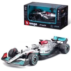 Bburago 1/43 Race 2022 F1 Mercedes-AMG W13 Hamilton