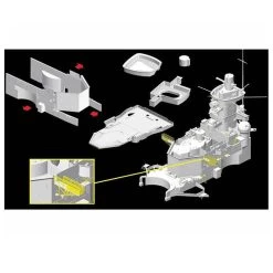 Dragon 1062 1/350 German Battleship Scharnhorst 1940 Plastic Model Kit -Toy Model Shop DR1062 4