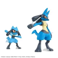 Pokemon Model Kit RIOLU And LUCARIO -Toy Model Shop G5060856 1