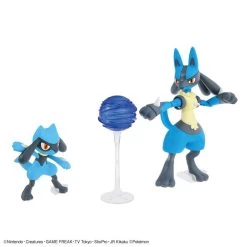 Pokemon Model Kit RIOLU And LUCARIO -Toy Model Shop G5060856 2