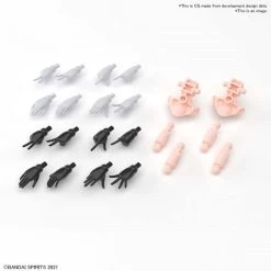 Bandai 30MS OPTION HAND PARTS [WHITE/BLACK]