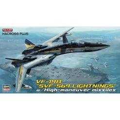 Hasegawa 1/72 VF-19A 'SVF-569 Lightnings' With High-Maneuver Missiles -Toy Model Shop H65799 2