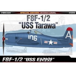 Academy 12313 1/48 F8F1/2 USS Tarawa Le: Bearcat Plastic Model Kit