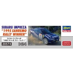 Hasegawa H20574 1/24 SUBARU IMPREZA 1995 SANREMO RALLY WINNER