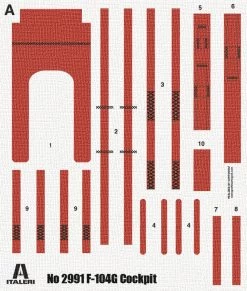 Italeri 1:12 F104G Starfighter Cockpit -Toy Model Shop IT2991S e565db1d 071c 47eb 958b 8ccf8407df75