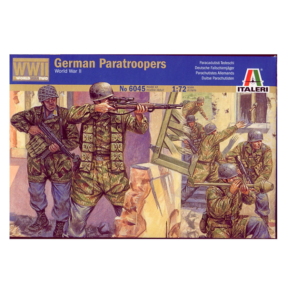 Italeri 172 WWII German Paratroopers 3 Italeri 172 WWII German Paratroopers