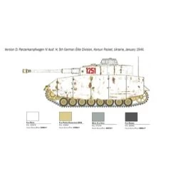 Italeri 1/35 PZ. KPFW. IV AUSF. H -Toy Model Shop IT6578S 5