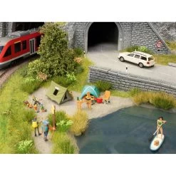 HO Themed Figures Set Camping