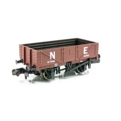 Peco N RTR 9ft 5 Plank Open Wagon NE Brown