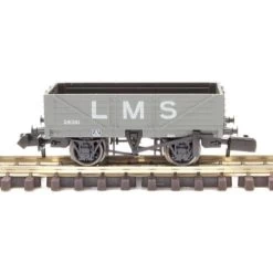 Peco N RTR 9ft 5 Plank Open Wagon LMS Grey -Toy Model Shop PNR5003M 3
