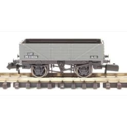 Peco N RTR 9ft 5 Plank Open Wagon BR Grey -Toy Model Shop PNR5004B 3