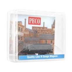 Peco N RTR 9ft 5 Plank Open Wagon BR Grey -Toy Model Shop PNR5004B 5