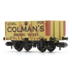 Peco N 9ft 7 Plank Open Wagon Colemans Mustard -Toy Model Shop PNR7006P 2