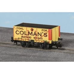Peco N 9ft 7 Plank Open Wagon Colemans Mustard -Toy Model Shop PNR7006P 4