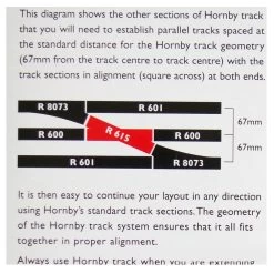 Hornby OO R/H Diamond Crossing 14 Hornby OO R/H Diamond Crossing -Toy Model Shop R615 2