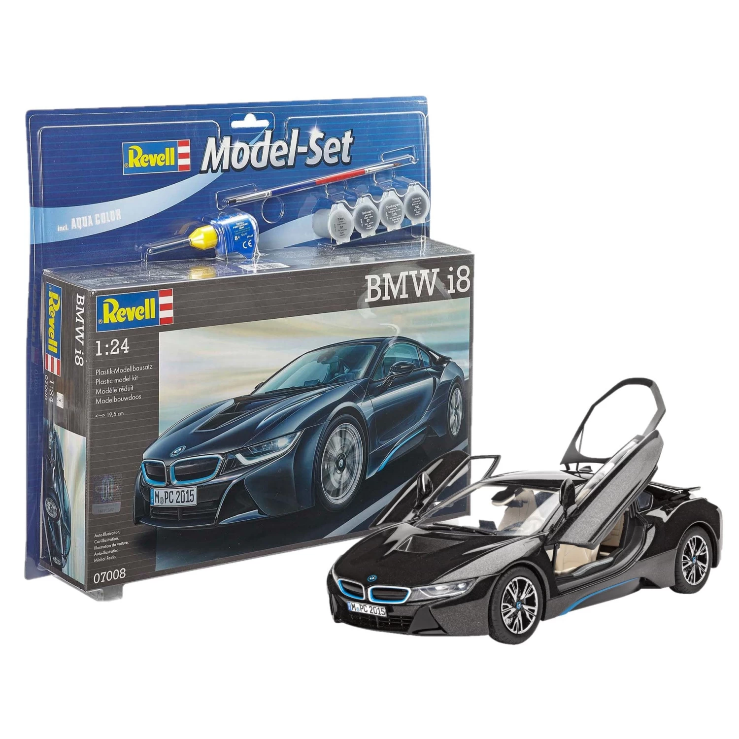 Revell 1/24 BMW I8 Model Set 3 Revell 1/24 BMW I8 Model Set