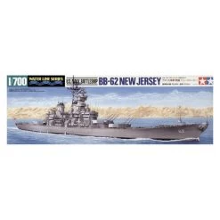 Tamiya 1/700 Waterline Series US Navy Battleship BB62 New Jersey -Toy Model Shop T31614 2