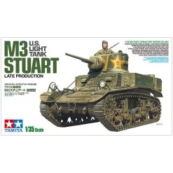 Tamiya 1/35 US Light Tank M3 Stuart Late Production