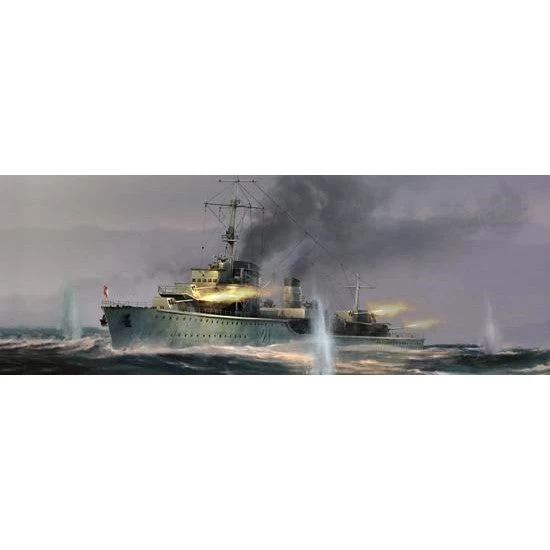 Trumpeter 05792 1/700 German Zerstorser Z21 1940 Plastic Model Kit 3 Trumpeter 05792 1/700 German Zerstorser Z21 1940 Plastic Model Kit