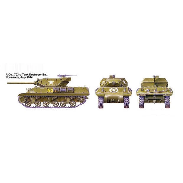 Tamiya 1/48 US Tank Destroyer M10 Mid Production 8 Tamiya 1/48 US Tank Destroyer M10 Mid Production - Image 6