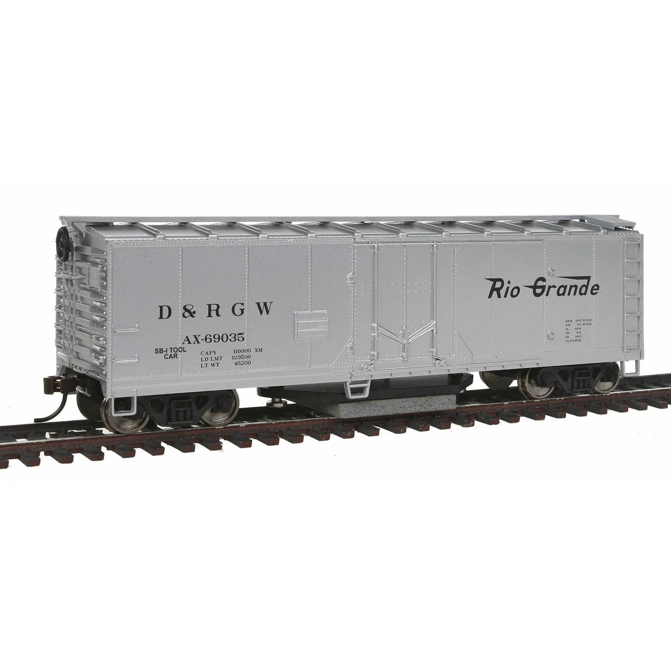 HO T/Line Track Clean Box Car DRGW 3 HO T/Line Track Clean Box Car DRGW